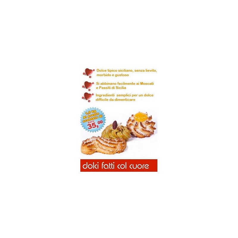 Offerta Dolci di pasta di Mandorle siciliane - 1,5 Kg